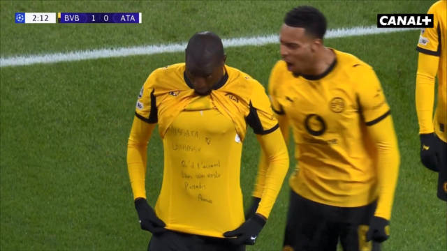 1/8决赛附加赛首回合 多特蒙德2比0亚特兰大 法语原声全场精华