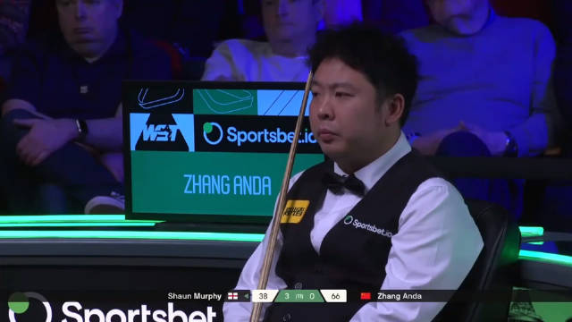 斯诺克球员锦标赛张安达遭墨菲逆转4-0落后