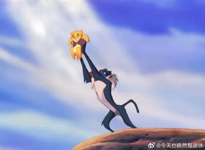 猫版《狮子王》萌翻全网，高冷喵星人复刻辛巴名场面