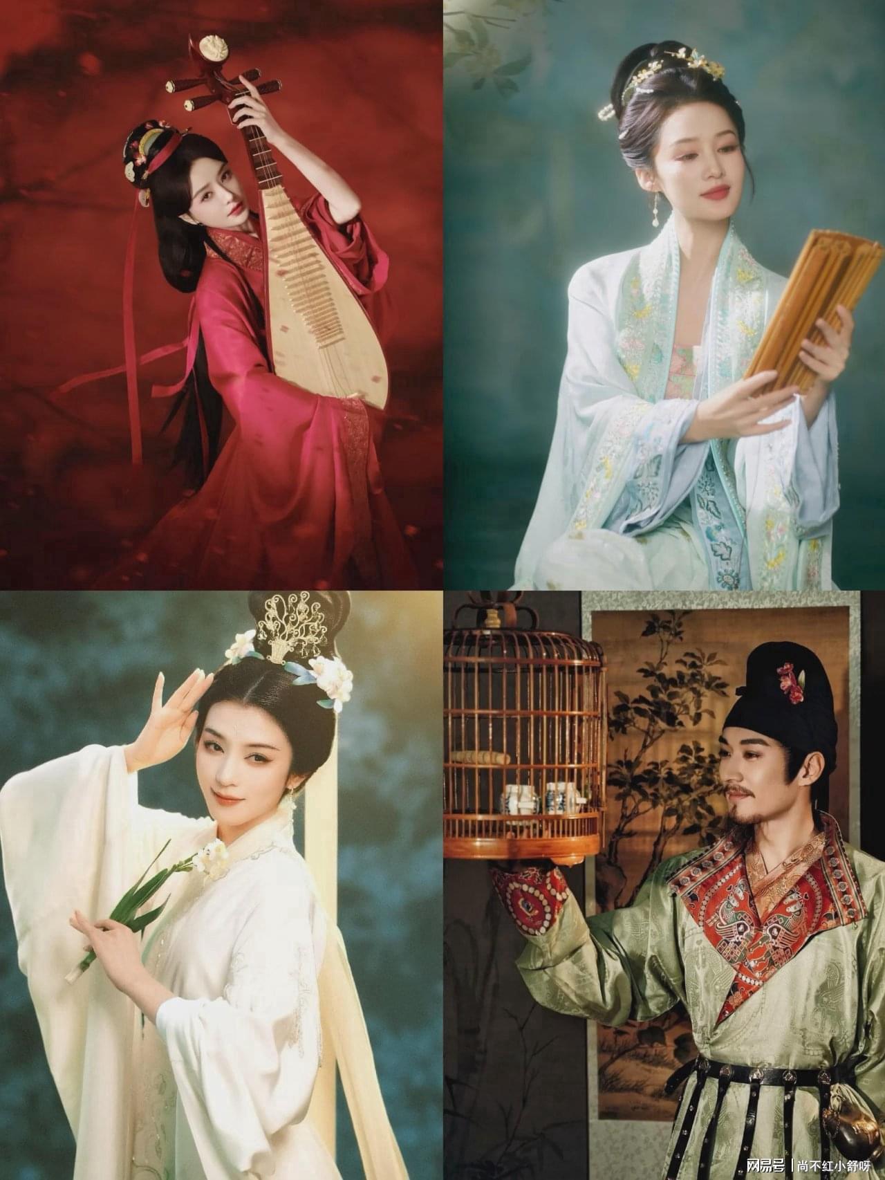 被春晚《贺花神》的古装造型惊艳到:每套如视觉盛宴，既古典又美|古装造型|李沁|汉服|秦岚|贺花神