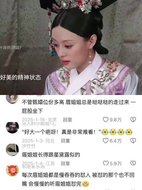 眉姐姐说话真有意思啊 甄嬛传