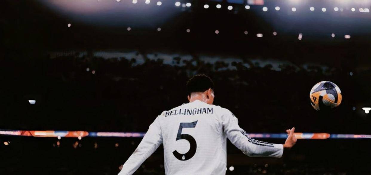 贝林厄姆倒下皇马中场核心移交巴尔韦德,停区弧顶接球假动作晃开防守直接起脚,8场首球彰显真正节拍器实力