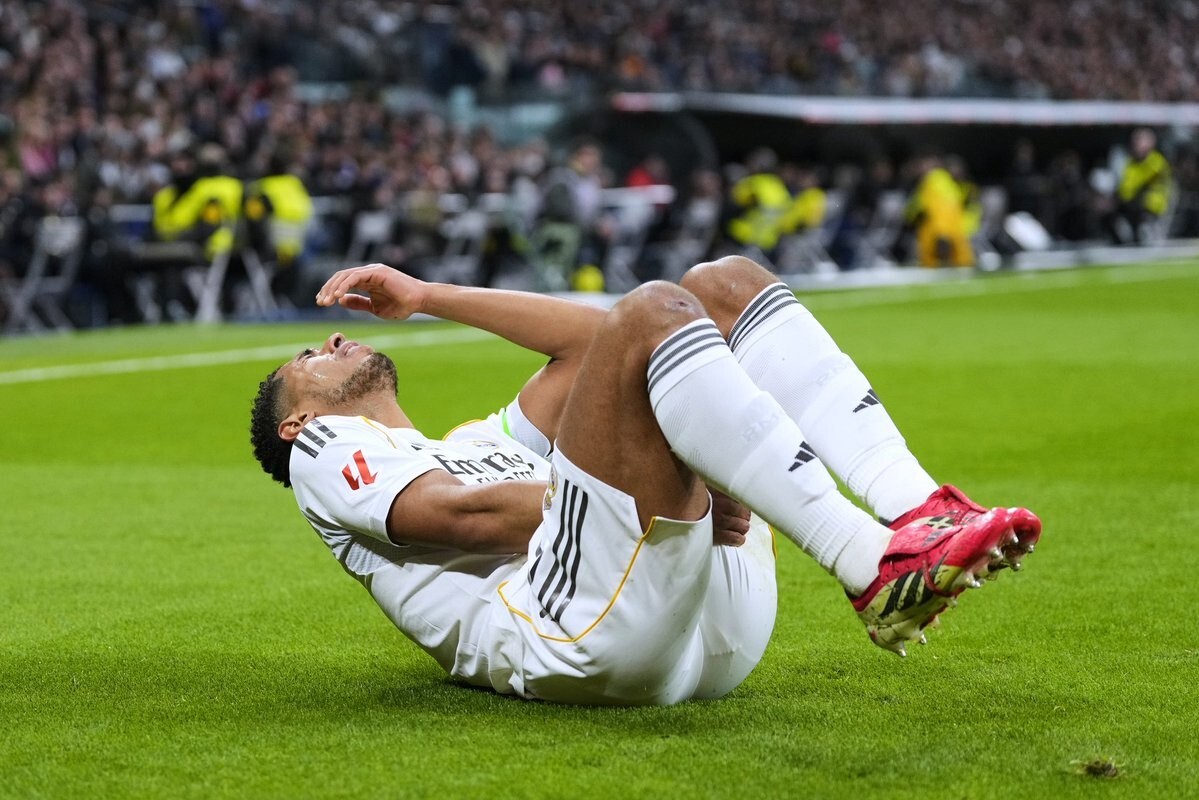 记者:贝林厄姆可能会伤缺两个月