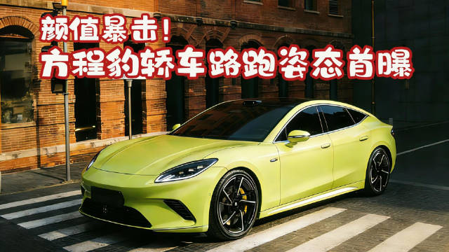 方程豹轿车以顶级轿跑的溜背姿态、低趴宽体比例引发全网颜值热议