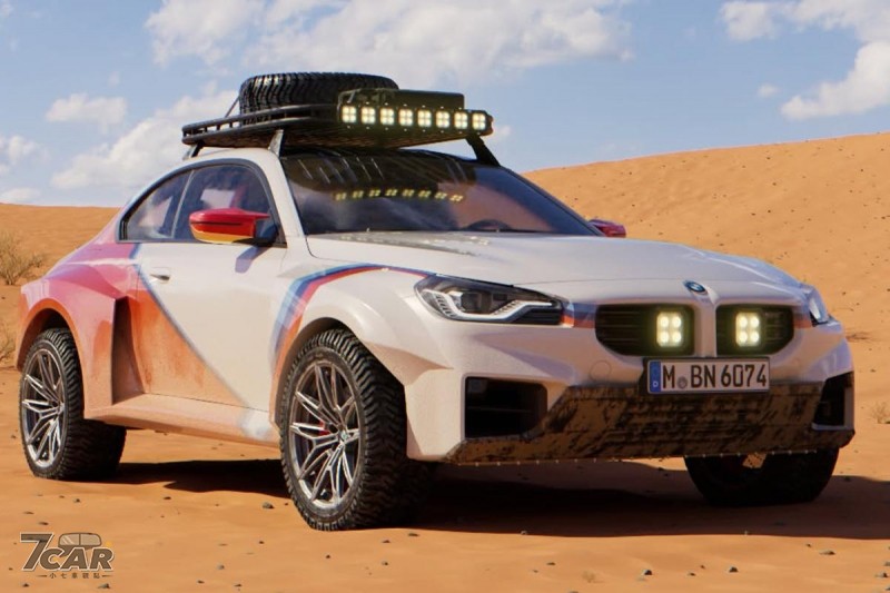 品牌首款越野跑車? BMW 公布 M2 Darkar 照片