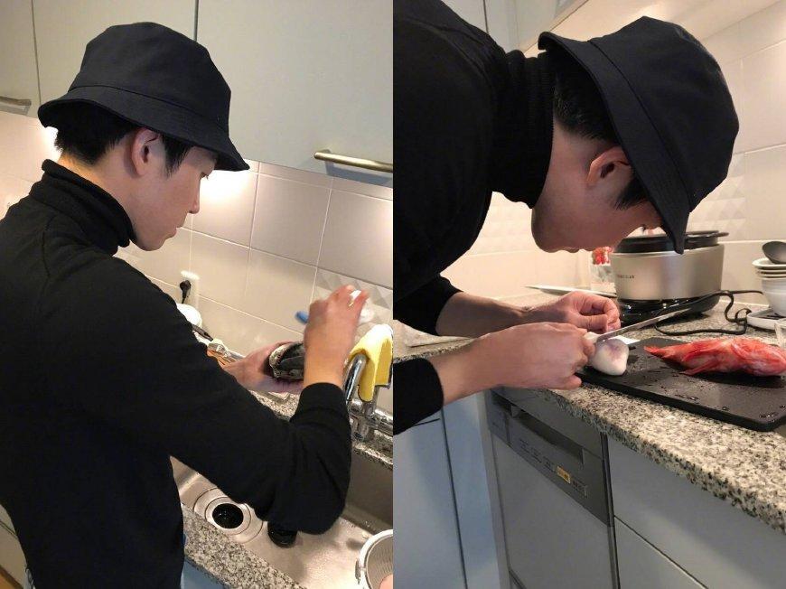 俞灏明亲手做蛋糕送给妈妈，晒全家福合影让人倍感温馨