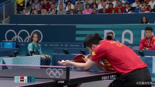 Ai圆了我和樊振东打球梦