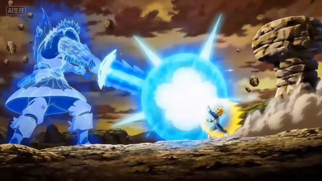 贝吉塔穿越鬼灭死神火影海贼王，AI同人短片引热议