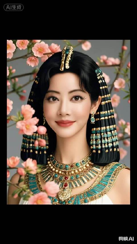 余晓岩变身埃及艳后，大家喜欢吗？