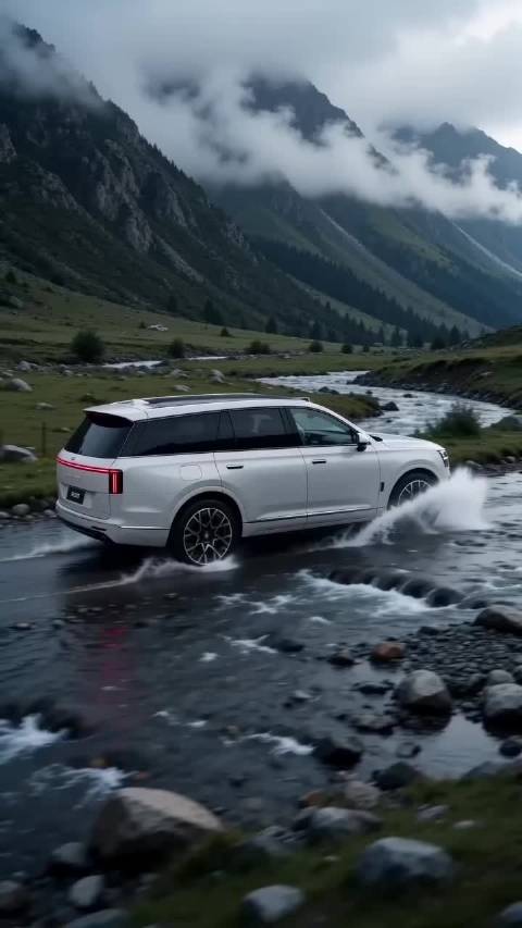 AI助力新车选购，小米YU9假想图生成路跑视频