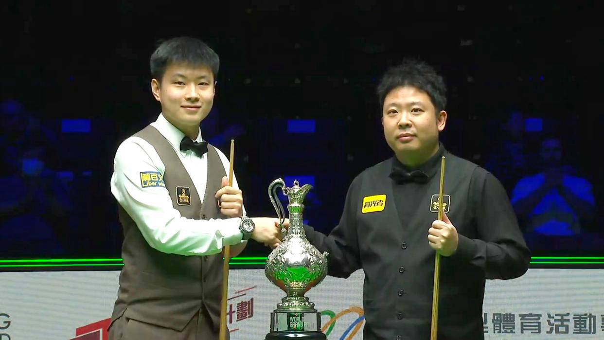 大奖赛决赛首阶段收官，赵心童刷新赛事最高分，两人激战4-4平分秋色