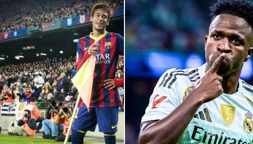 229场西甲比赛打入69球,维尼修斯西甲进球数超越内马尔68球