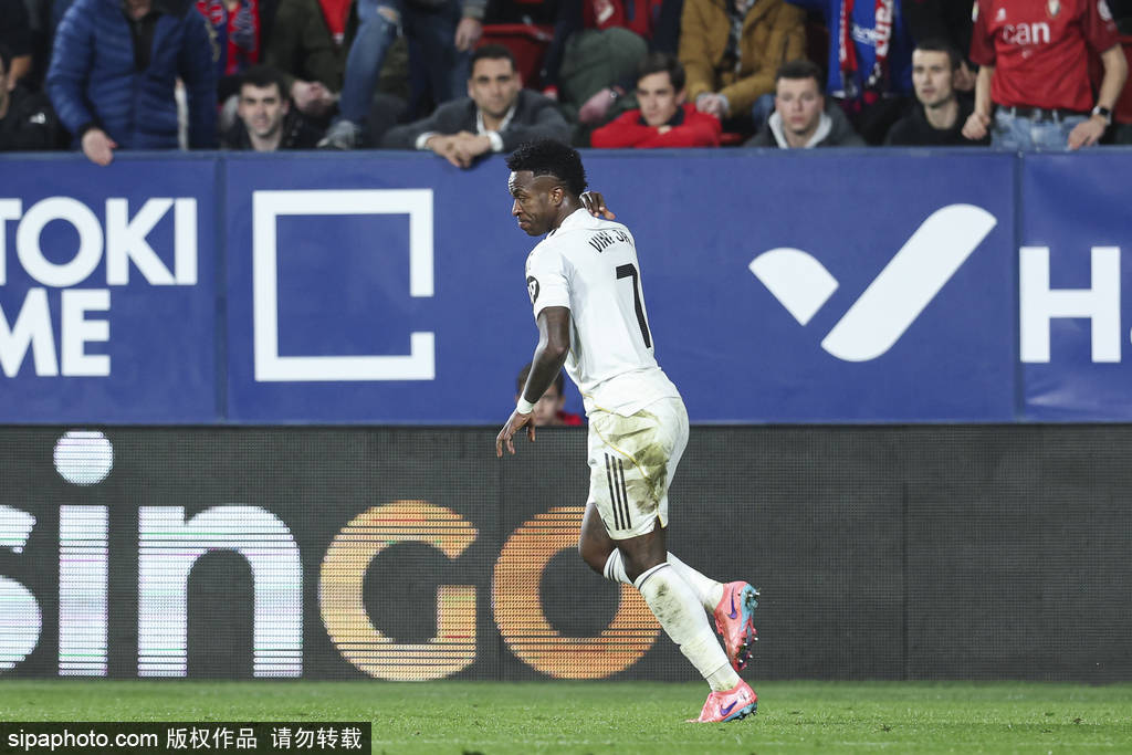 西甲-维尼修斯破门劳尔-加西亚绝杀　皇马1-2奥萨苏纳_季米尔_姆巴佩_库尔图瓦