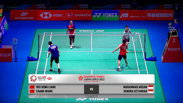 2022年日本羽毛球公开赛1/8决赛（优酷解说）