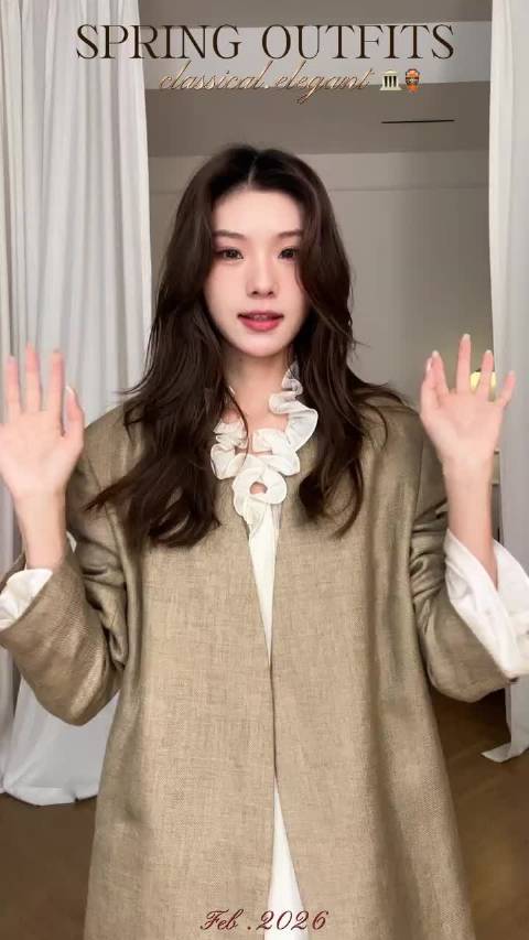 春日限定穿搭灵感源自经典影视油画女孩