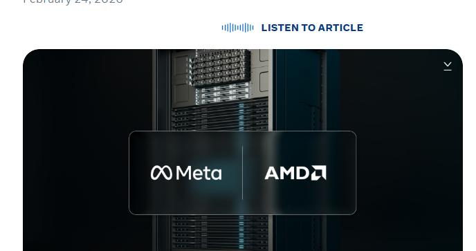 一口气锁定6吉瓦芯片！Meta大单绑定AMD 还顺手收认股权证