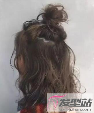 怎么扎丸子头好看 日系半丸子头可爱又显发量