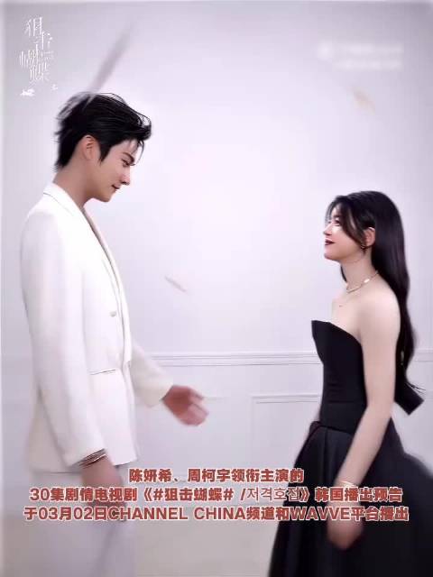 陈妍希周柯宇主演狙击蝴蝶3月2日登陆韩国