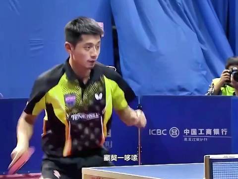 许昕和张继科同台斗心眼，谁也不愿意成为背景板