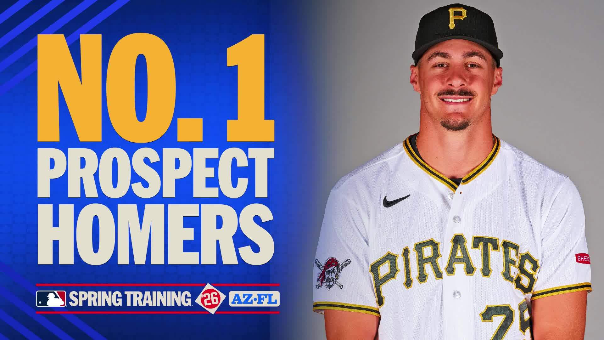 海盗新秀格里芬春训双响炮，19岁轰440英尺本垒打