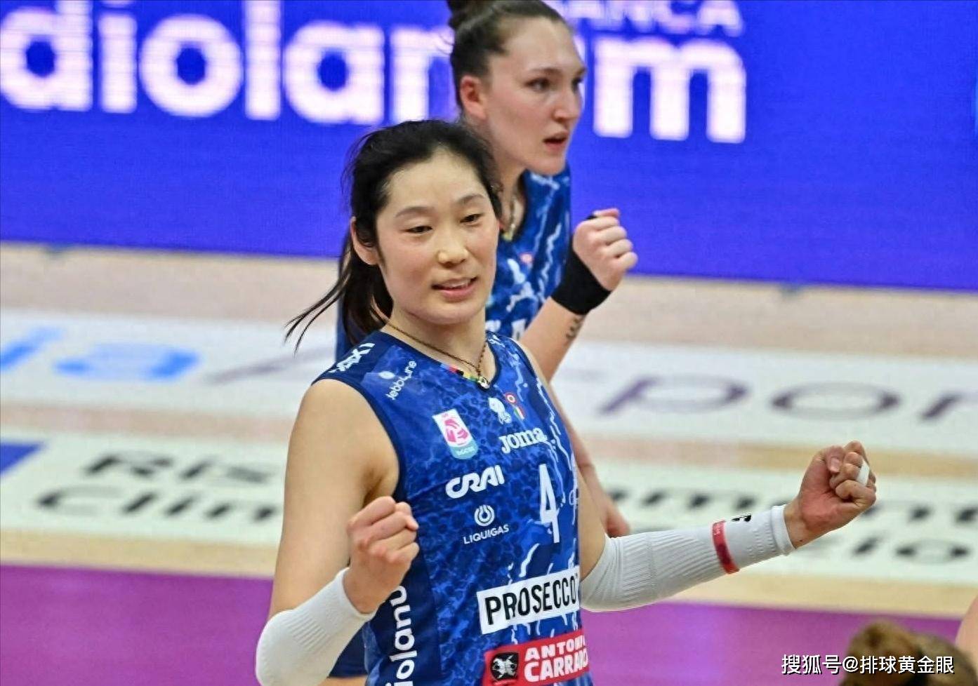 意甲女排季后赛对阵！庄宇珊打破纪录朱婷MVP，常规赛4项技术排名