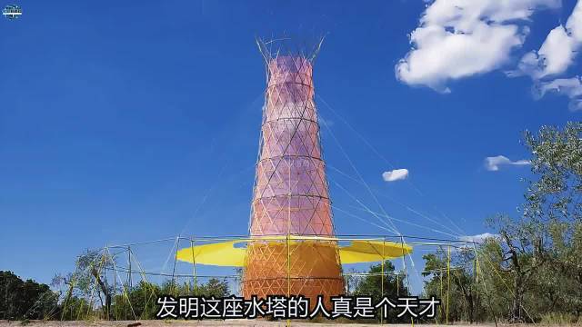 意大利设计师非洲建竹制水塔日产大量水