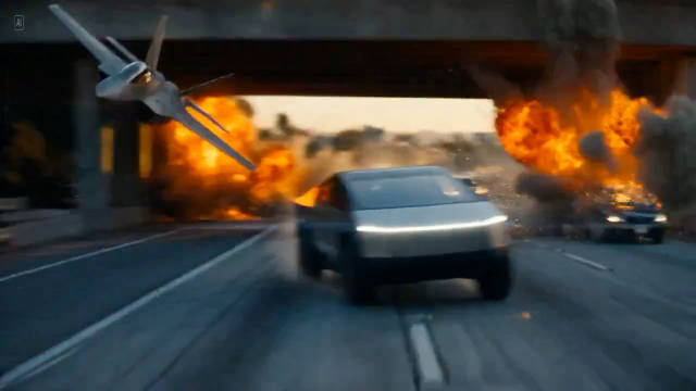 当cybertruck是变形金刚？ seedance是牛逼啊… 外网好多人都在转发