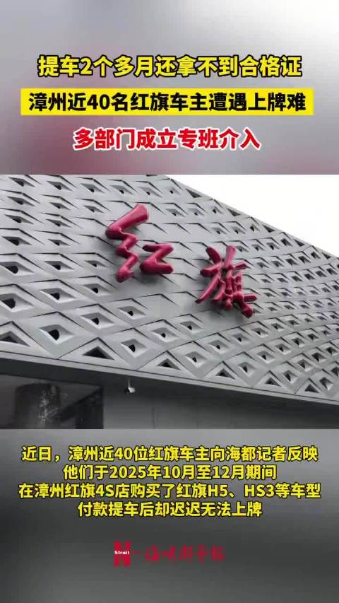 视频：漳州一4S店因资金问题致多名车主无法上牌多部门成立专班介入