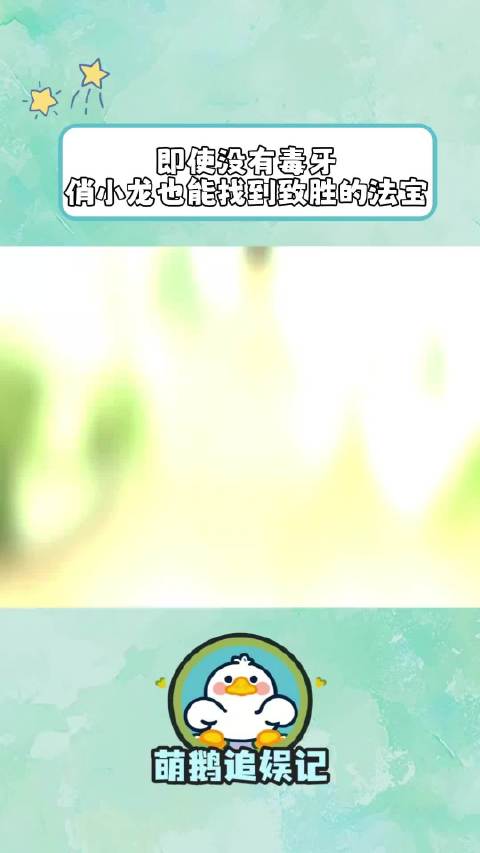 俏小龙无牙胜出，功夫熊猫秘籍揭秘