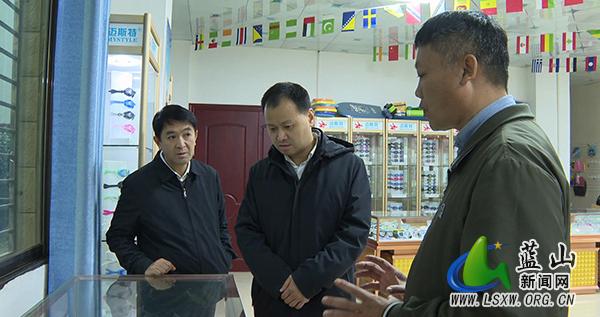 蓝山：曾艺调研企业复工复产情况