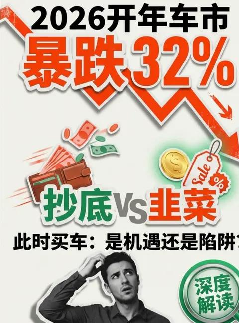 2026车市降价潮来袭:不是普降,而是结构性分化!
