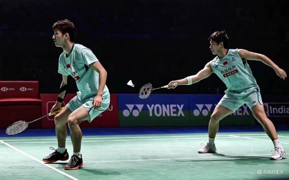 BWF德国公开赛，梁王组合2比1大小波波夫组合，​晋级8强！