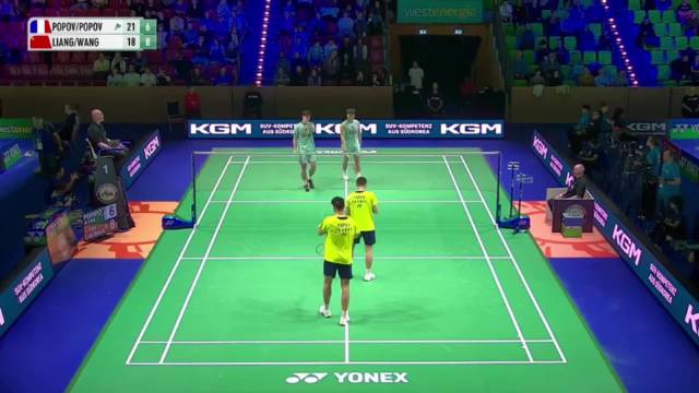 梁伟铿王昶逆转法国选手晋级德国赛八强