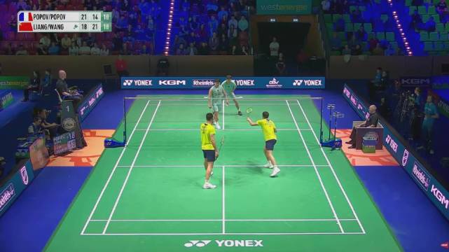 梁伟铿王昶三局逆转波波夫兄弟晋级德国赛八强