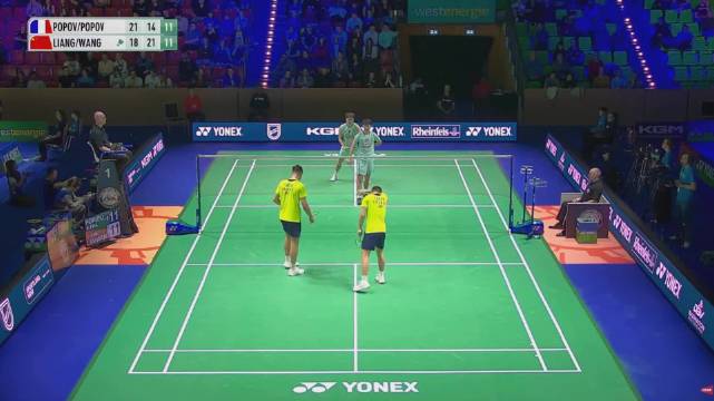 梁伟铿/王昶 18-21、21-14、21-19 大/小波波夫