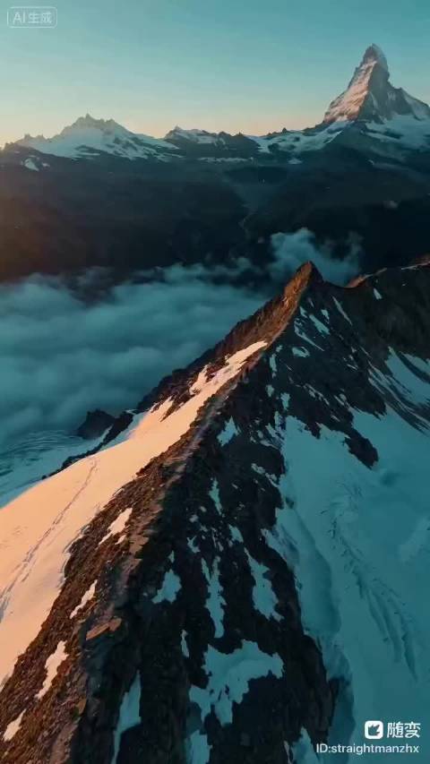 网友用AI制作小狗阿尔卑斯山越野跑视频