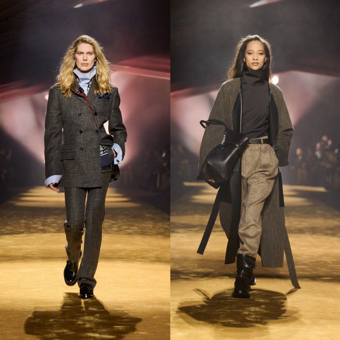 汪顺在米兰时装周具体穿了哪两套BOSS造型，有什么设计亮点？