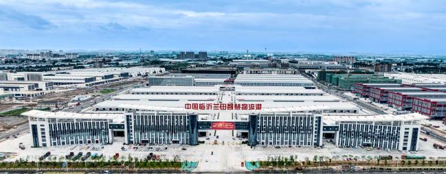 中国临沂兰田物流港。（资料照片）