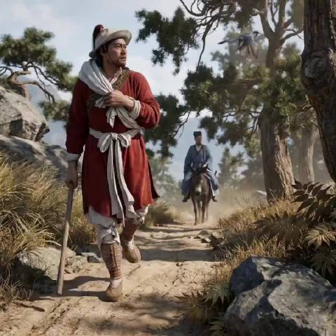 网友耗时300小时用AI还原水浒传武松打虎电影