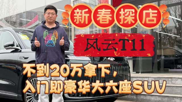 新春探店风云T11，不到20万拿下，入门即豪华大六座SUV了解一下？