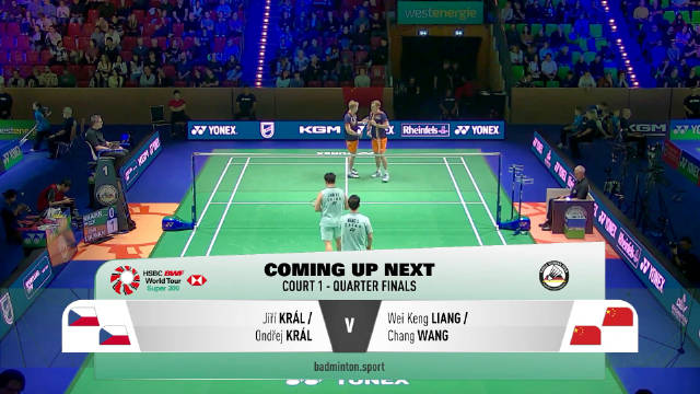 王昶梁伟铿2比0胜伊日克雷尔晋级德国赛四强