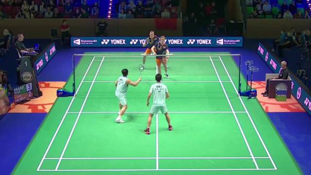 梁伟铿/王昶vs伊日/克雷尔 精彩球集锦