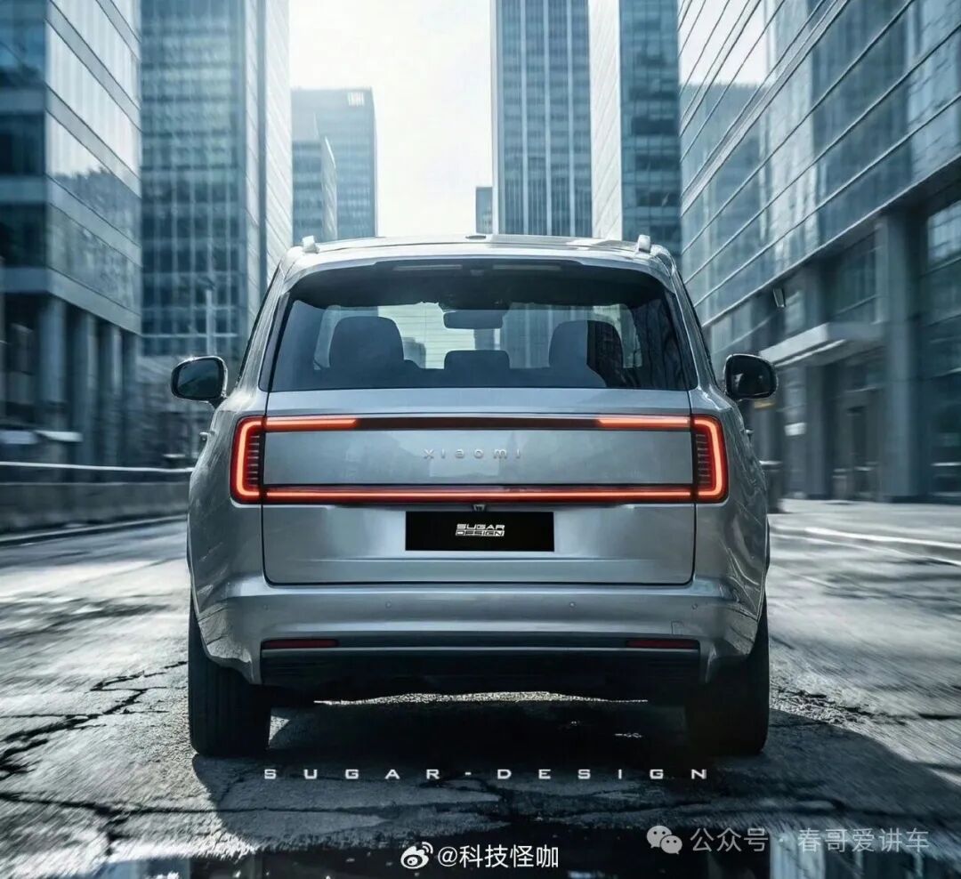 小米YU9新谍照清晰曝光,分体式尾门+30万起,硬刚理想L9