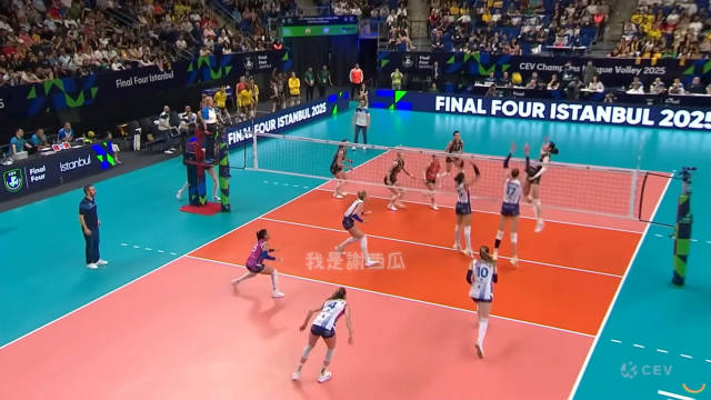 朱婷神仙球，绝不辜负队友的精彩防守！