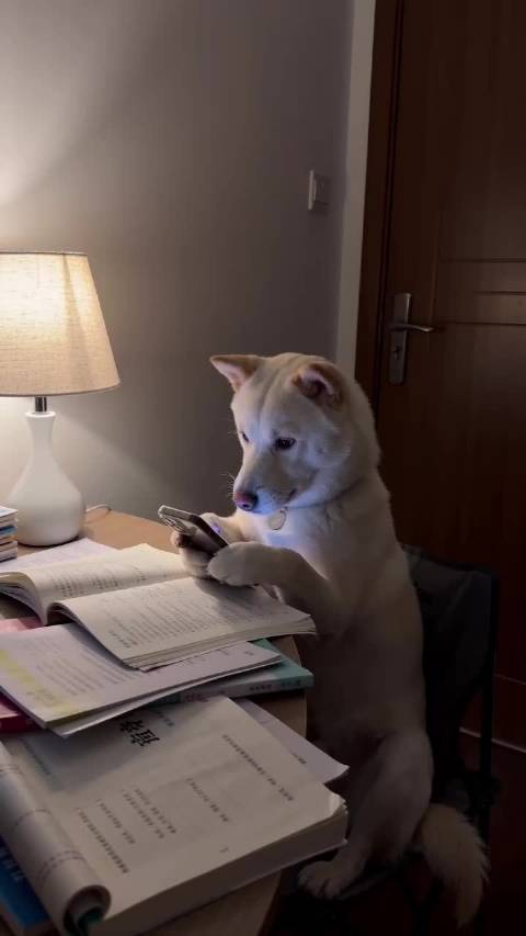 报告我发现小北在学习中偷偷看手机