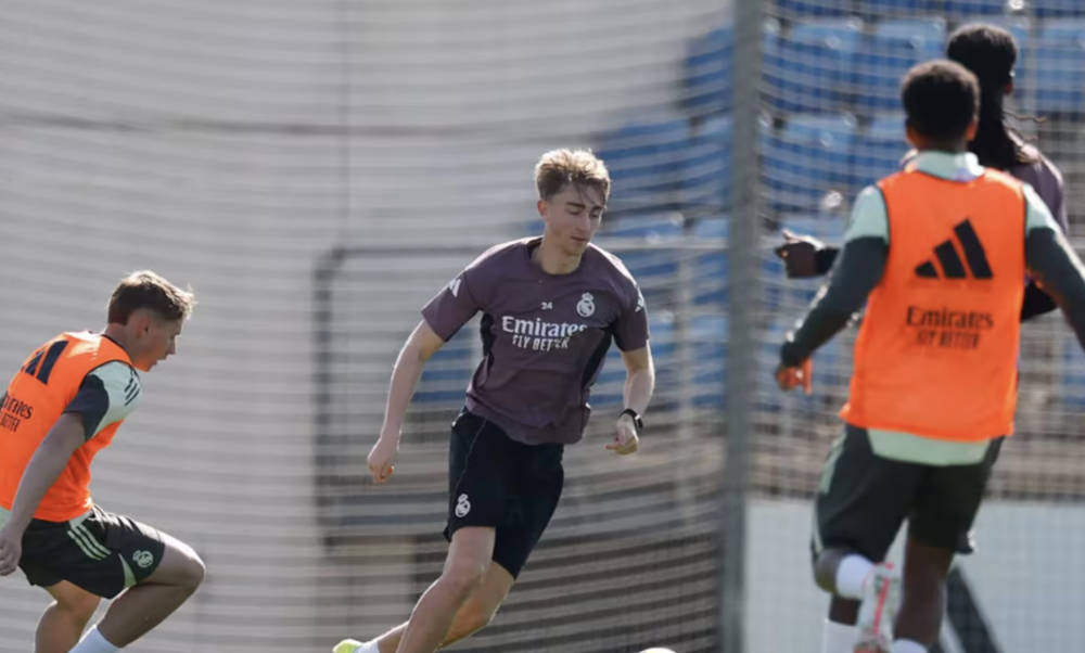 阿斯:赫伊森恢复部分合练,姆巴佩、贝林厄姆等人仍单独训练