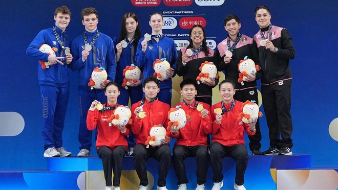 梦之队！中国队跳水世界杯总决赛包揽全部9枚金牌