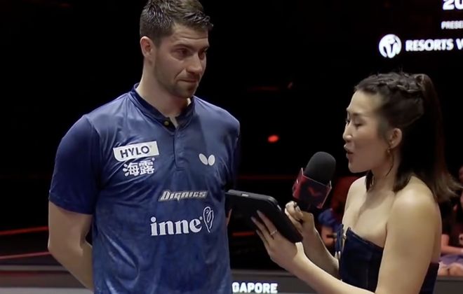 樊振东幕后指点?33岁队长6年9连败后终掀翻张本智和 中文致谢球迷