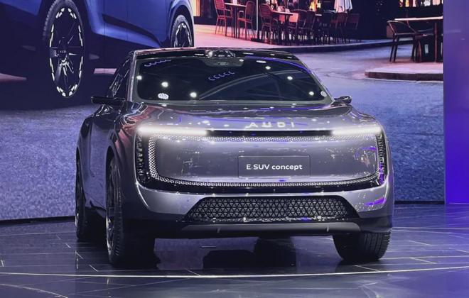上汽奥迪AUDI第二款纯电车来了，AUDI E7X能否成为合资爆款？