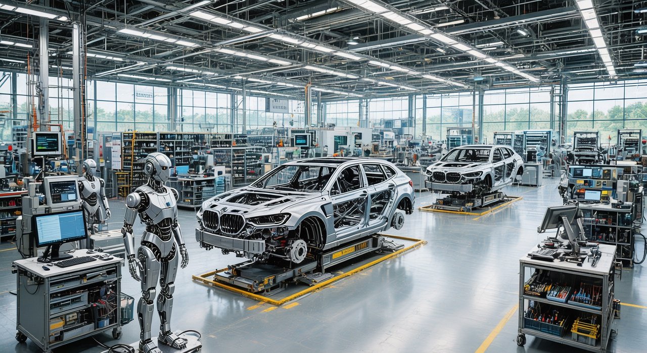 宝马首次在德国工厂部署人形机器人,4月将开展二次产线测试